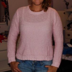 pink sweater